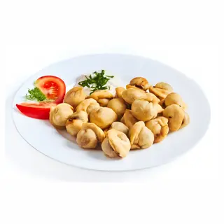 Жареные пельмени