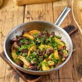 Куриная печень с картофелем (450 г)