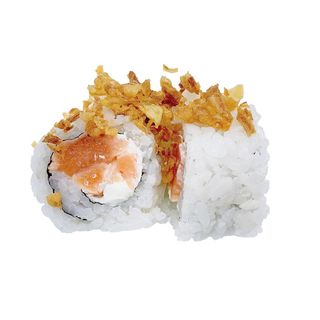 53C.Cheese Salmón Flameado Roll (8 Pzs.)