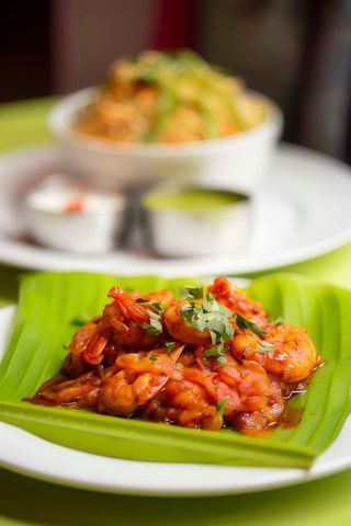 Plat Prawn Masala