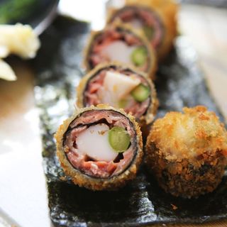 915-CRUNCHY SCALLOPS ROLL (6 PCS)  D