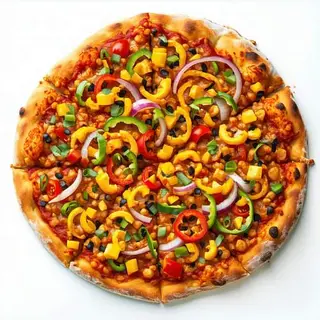 Pizza Curry (28 A 30 Cm. Aprox.)