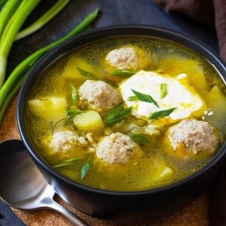 Суп с фрикадельками