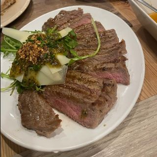 Bife da Vazia com Queijo Parmesão