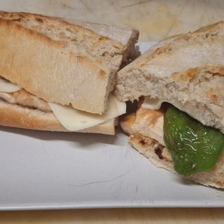 Pechuga Queso y Pimiento Verde
