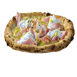 Пица МОРТАДЕЛА С ШАМ ФЪСТЪК (520г)