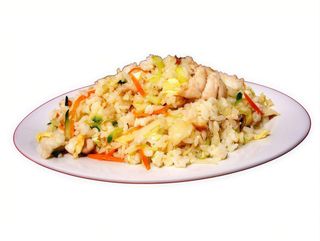 Ориз с пилешко и зеленчуци (700г) + КокаКола Кен (330мл.