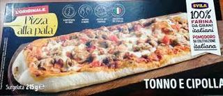 Pizza alla pala tonno e cipolla