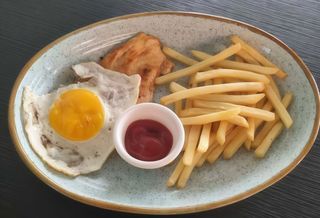 Infantil de bife de frango