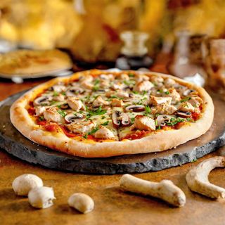 Pizza Poulet Champignons