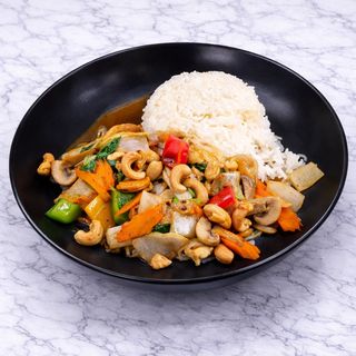 Stir fried cashew nuts