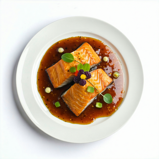 Pescado Con Salsa De Caramelo