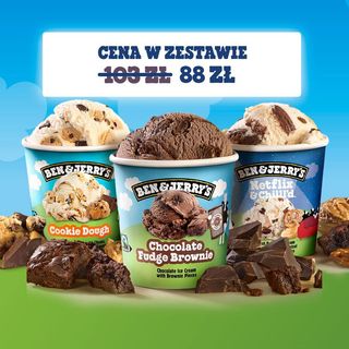 Zestaw 3 kubków BEN&JERRY'S