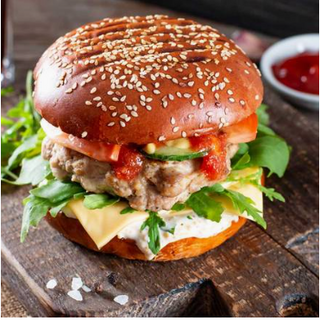 Hamburguesa de la casa