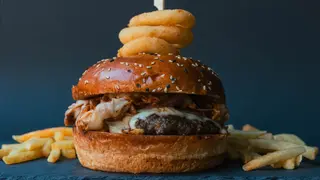 Carlsberg ribs burger