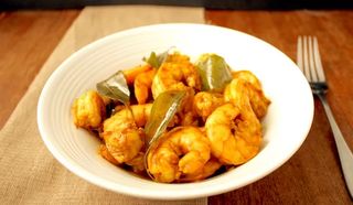 109. Mazzancolle in salsa d'ostrica