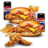 2 Menú Sobrada + 2 Tiras