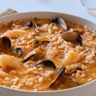 Arroz caldoso de marisco