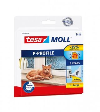 (207172) Dihtung za prozore TESAMOLL P-profil bijeli 6m