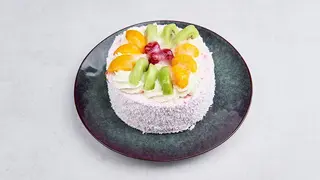 Tort śmietanowo - malinowy 1.3 kg
