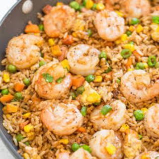 Sea food stir fried rice