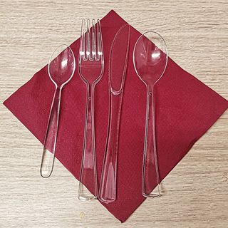 Pack de servicio, cubiertos reutilizables