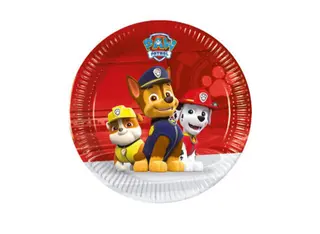 Paw Patrol, картонени чинии (20см)