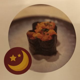 161. Gunkan spicy salmon 2u 