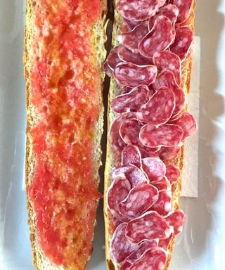 Bocadillo frío de fuet mini