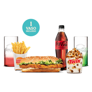 Menú Long Chicken® Verano Con Vaso Grande