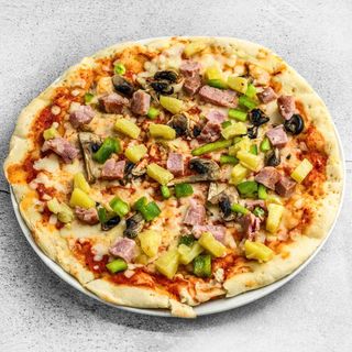 Pizza de Bacon e Ananás