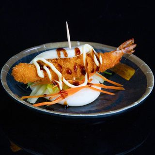 127. Bao Con Gamba Frita (1 Ud.)