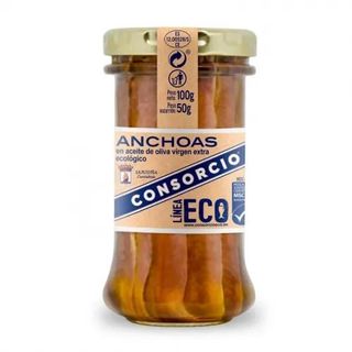 Anchoa en Aceite de Oliva Virgen Extra Ecológica 50 Gr.