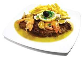 Entrecôte à Bulhão Pato