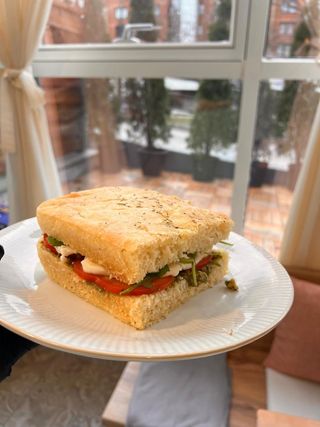 Caprese focaccia
