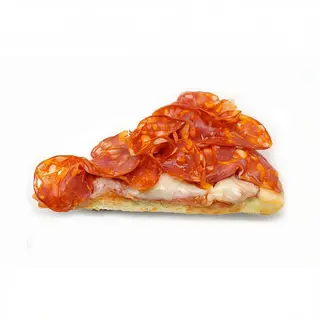 Trancio doppiapizza con salame piccante