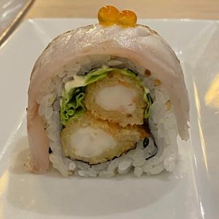 77. Uramaki white roll (8 piezas)