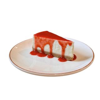 Чизкейк з полуничним кюлі