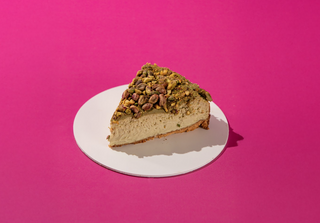 Tarta De Queso Porción Pistacho Italiano