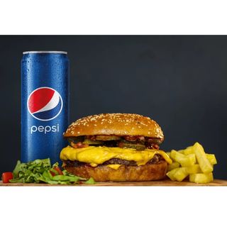 Fat Dublin - Classic Irish double cheddar + pepsi ili coka cola