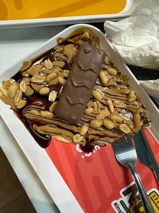 Crepes speciale Snickers