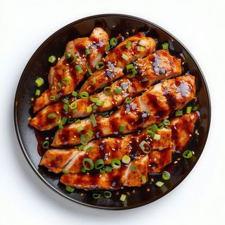 35 Pollo Con Salsa Teriyaki