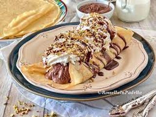 Crepes gelato e panna