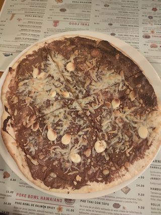 Pizza De Nutella Con Chocolate