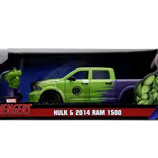 Set figurina si masinuta, Hulk & 2014 Ram 1500 [4217025]