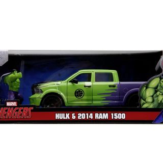 Set figurina si masinuta, Hulk & 2014 Ram 1500 [4217025]