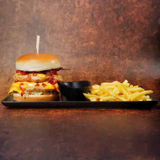 Dupli pileći chili burger