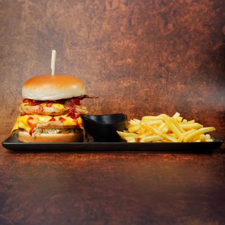 Dupli pileći chili burger