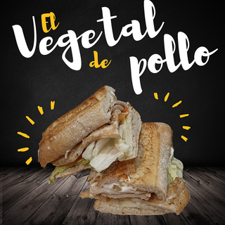 Bocata Vegetal Pollo