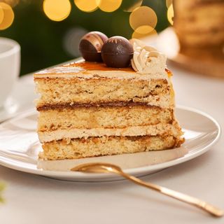 Porción Tarta Lotus Navidad